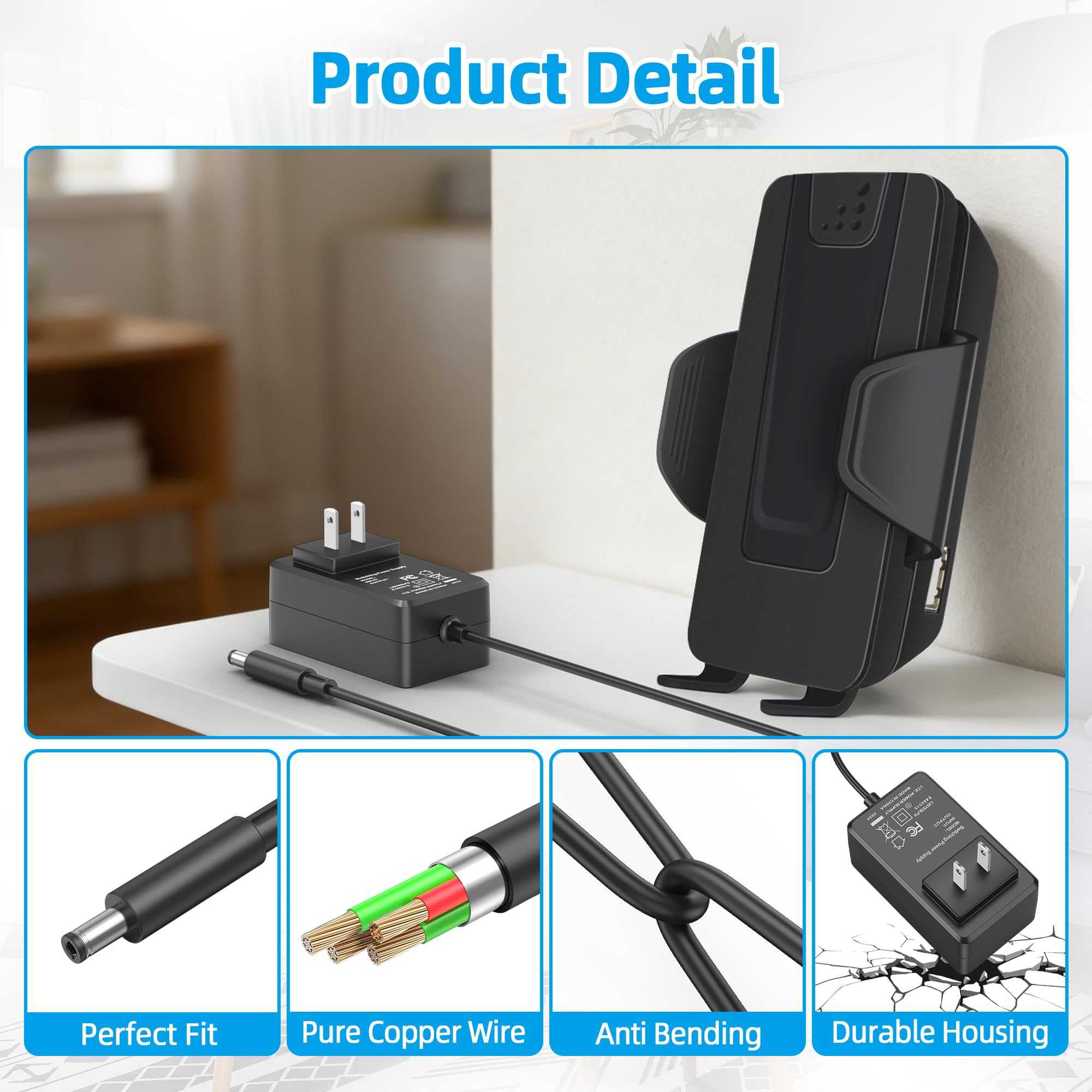 Amazon.com: PK Power AC Adapter Charger for Audio-Technica AT